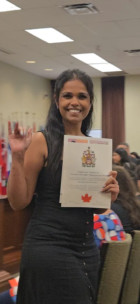 [OC] Today, my wife becomes a Canadian citizen!