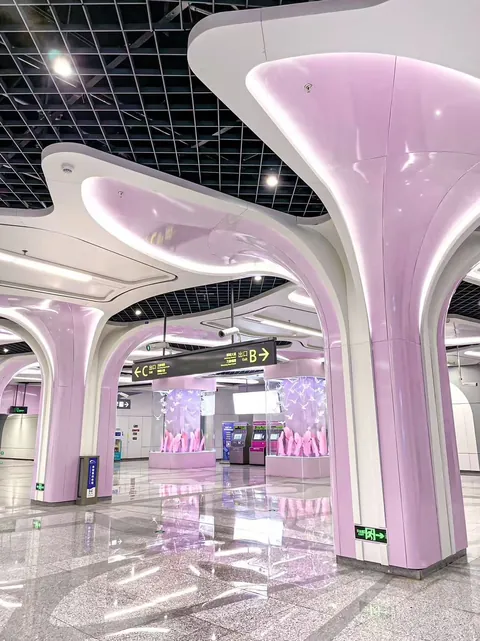 Chengdu Metro Station, China