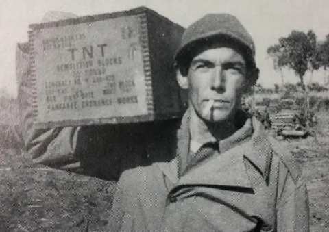 My grandfather fighting fascists in WWII