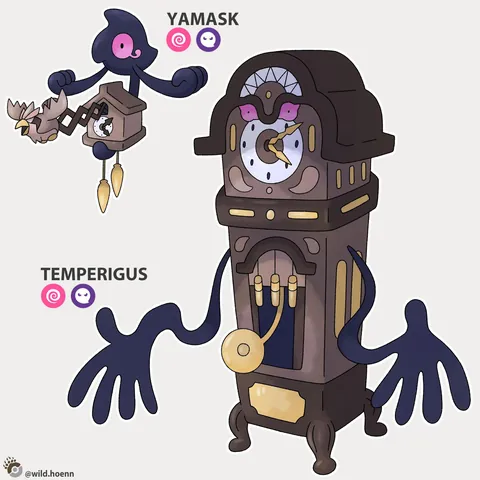 I designed a Yamask of every type!