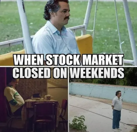 3 Years of trading and I Still have the same feelings on Weekend!!!