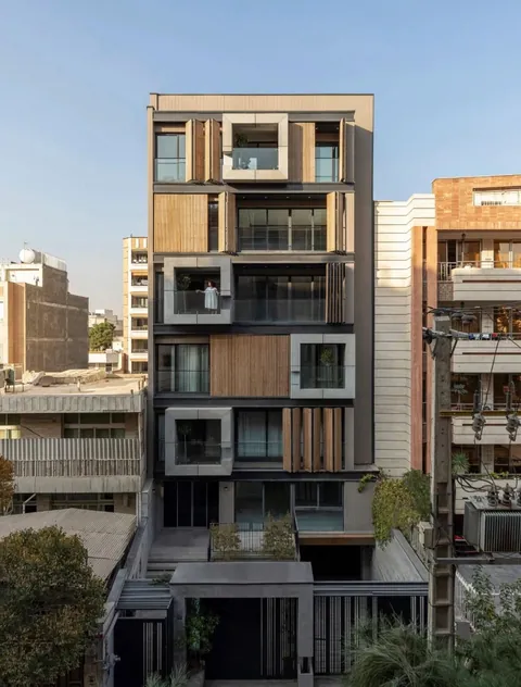 Interesting examples of mid-rise apartments in Iran