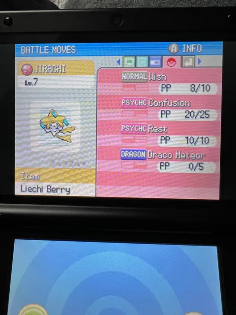 Absolutely insane find in a copy of Pokemon Pearl I bought today