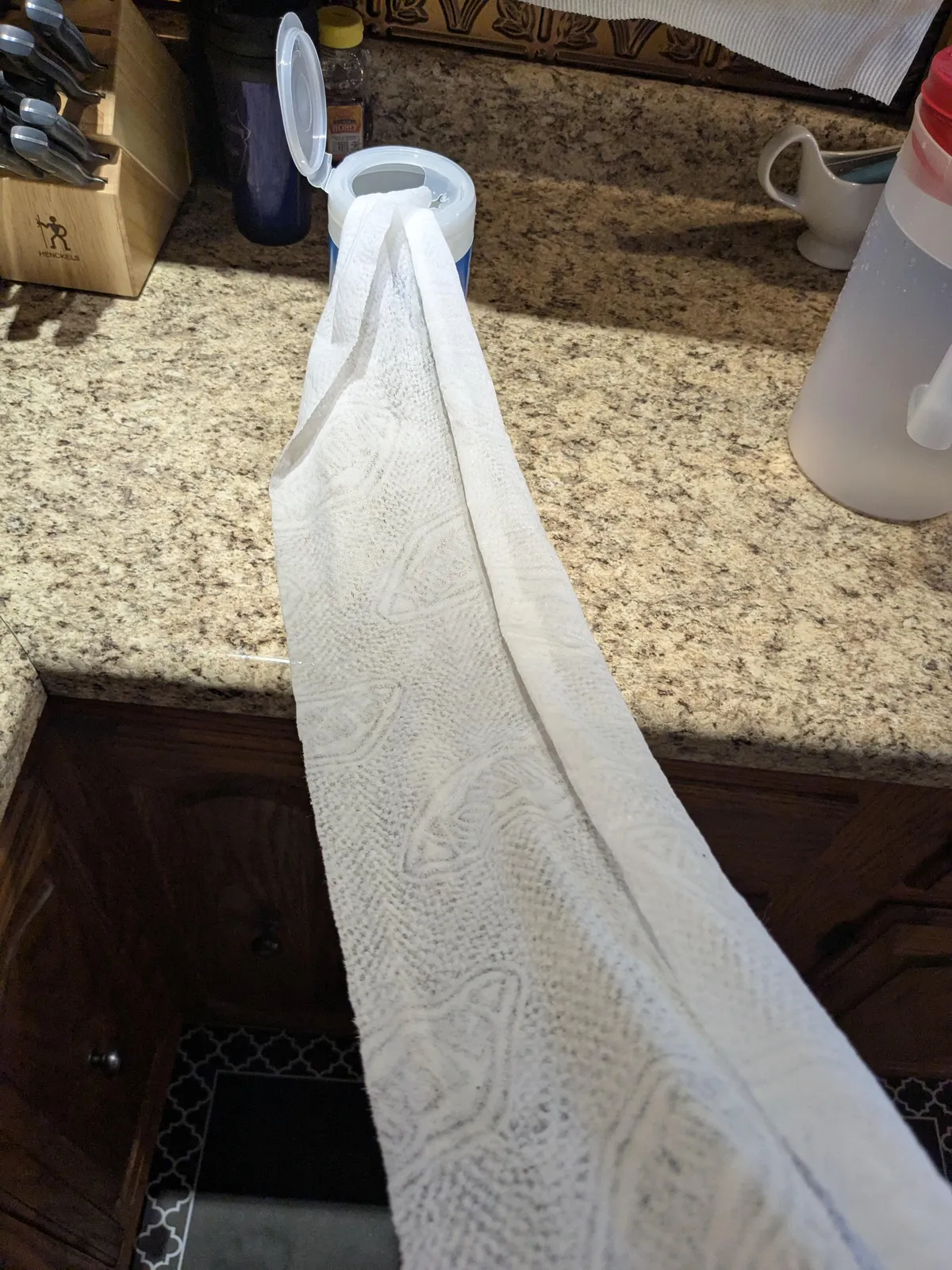 Clorox forgot to cut wipes