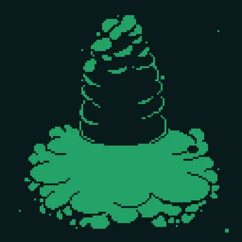 First try at a 1-bit-ish style