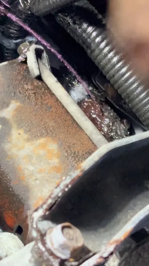 Drove home from work yesterday and heard a hissing sound combined with coolant pouring out from somewhere…it was coming out of my engine block. 🥲