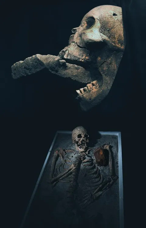 Real life "vampires" buried with bricks between their teeth to stop them rising from the dead.