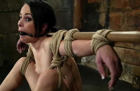 Hung up like a scarecrow