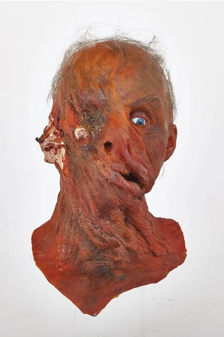 Some props for the demons, including some unused ones, in the movie Jacob’s Ladder (1990)