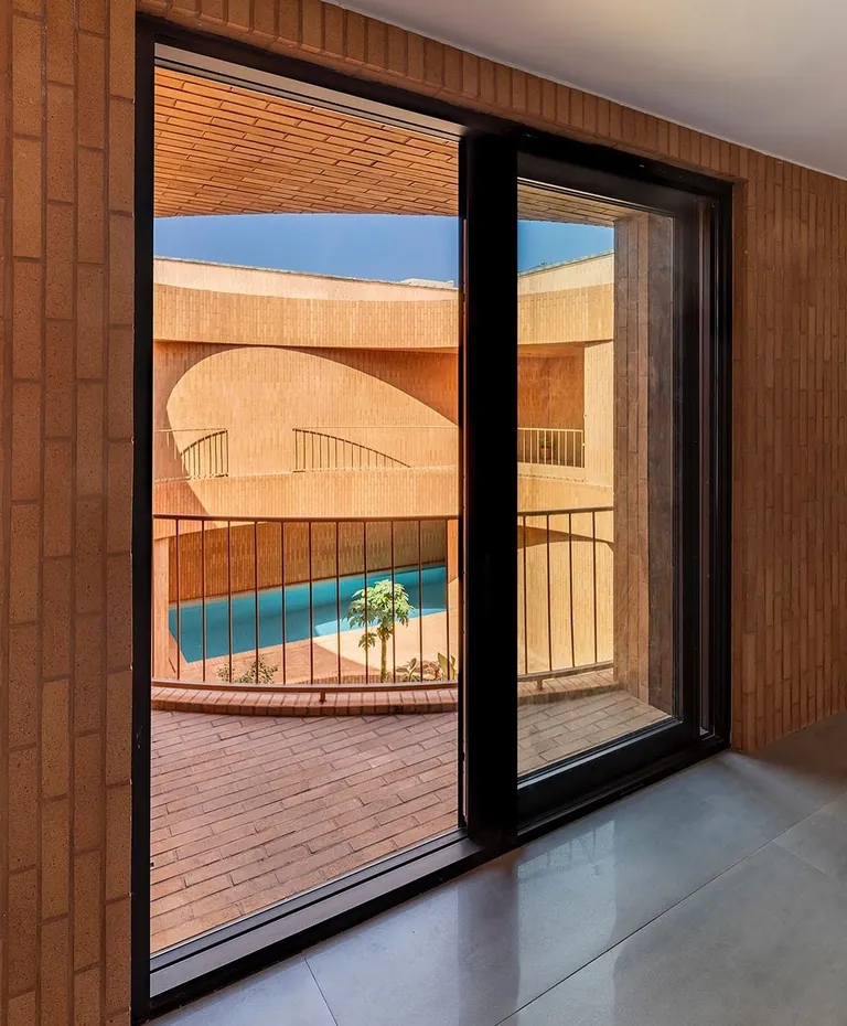 Brick - some contemporary residential buildings, iran. 