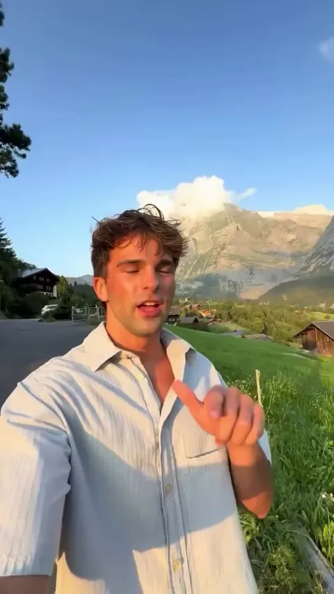 Frolicking with strangers in the magical nature of Switzerland