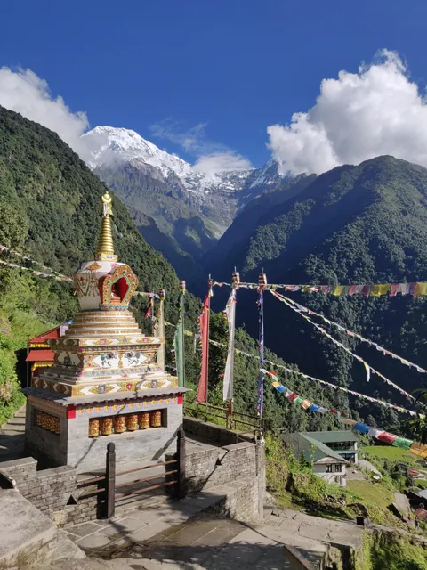Nepal - On the way to the Annapurna Base Camp