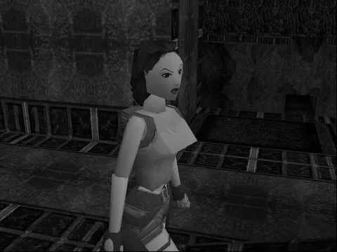 This is not a real photo. This is Lara Croft in 4K on PC.