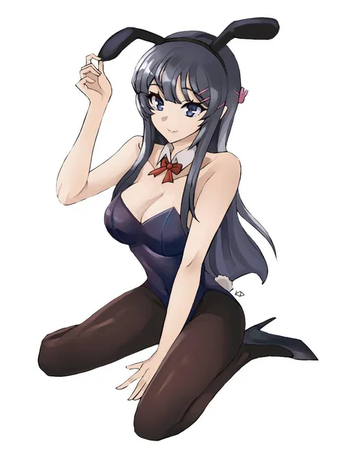 I drew Mai to warm us all! [Bunny Girl Senpai]