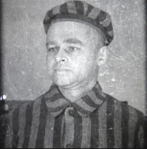 This is Witold Pilecki. In 1940, Polish intel officer Witold Pilecki volunteered to be imprisoned in Auschwitz. He organized a resistance movement in the camp, sent information to the Allies about what was happening there, and escaped in 1943