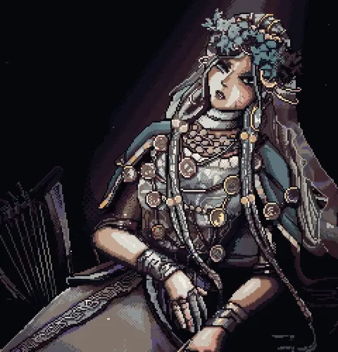 Revenant Pixel Art Animation Loop (Elden Ring Nightreign)