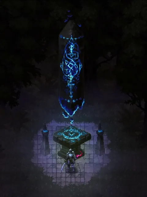 A Rune Forge, buried somewhere deep in the Unknown Lands