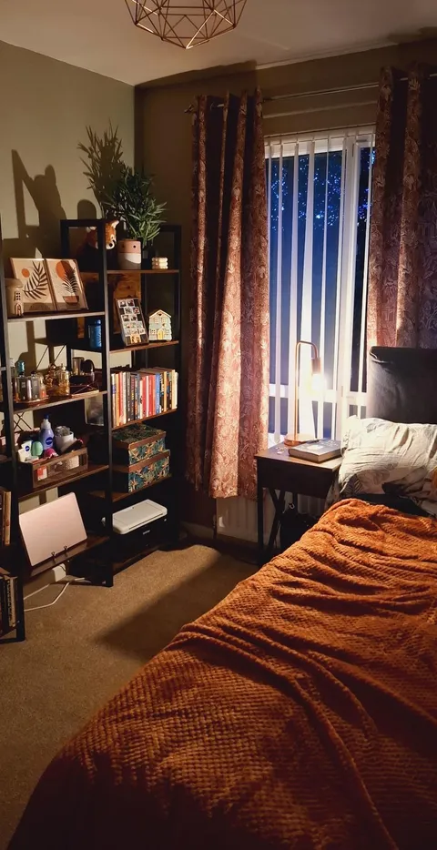 My still-in-progress bedroom