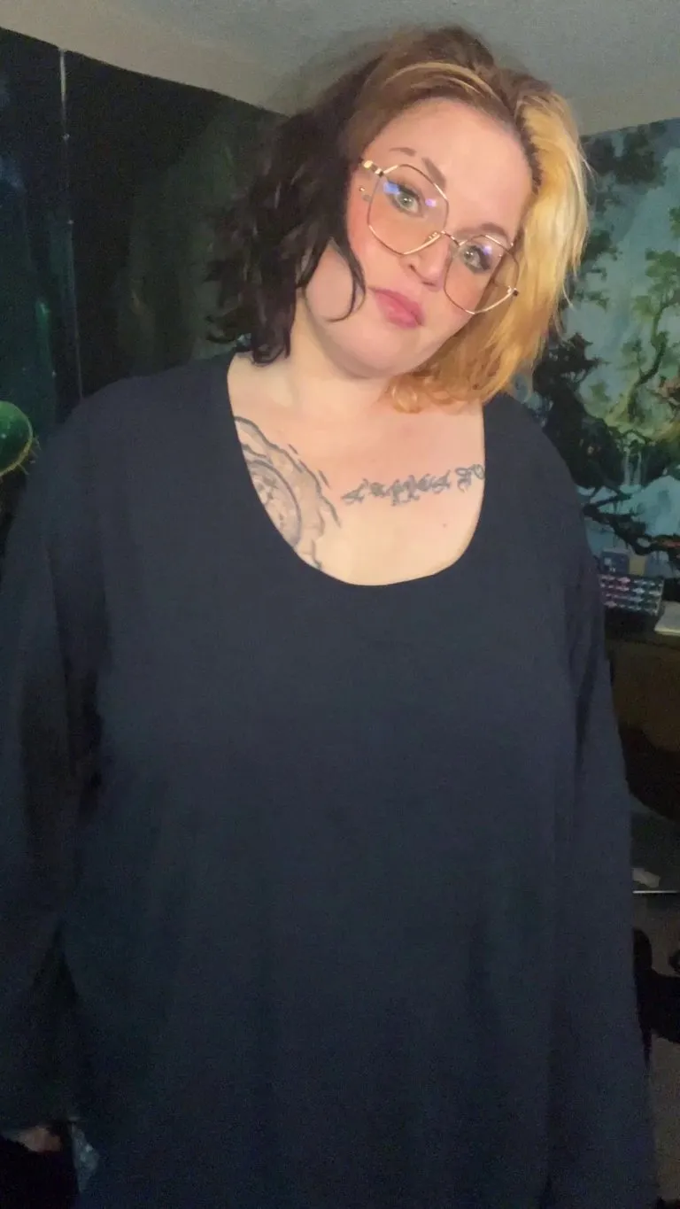 Wonder what kind of boobs you were expecting underneath this shirt…