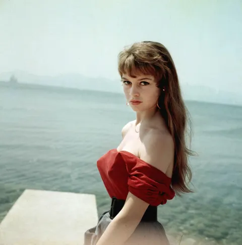 19-year-old Brigitte Bardot during the Cannes Film Festival, 1953