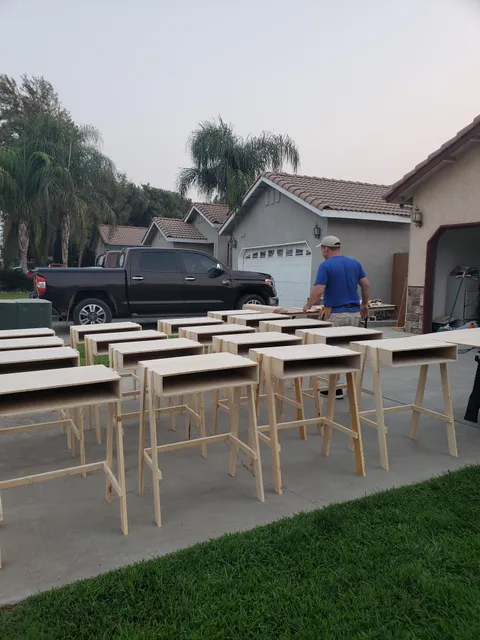 I made 35 desks for students in my area who are home due to distance learning.