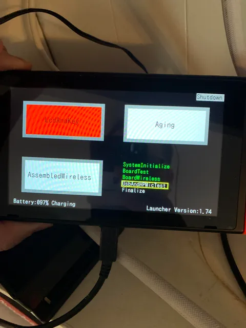 New switch - Anyone know how to get to set up from this screen?