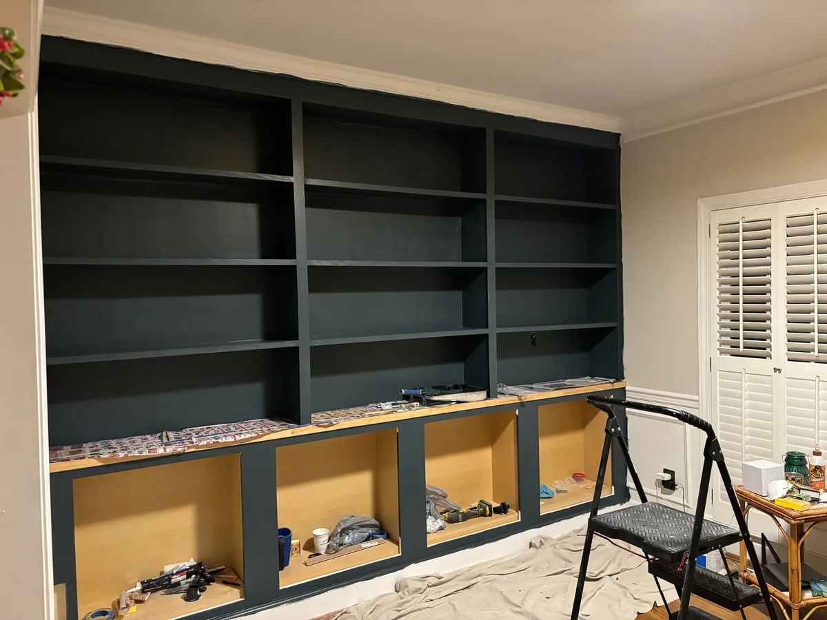 Dining Room Turned Library
