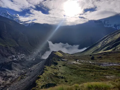 Nepal - On the way to the Annapurna Base Camp