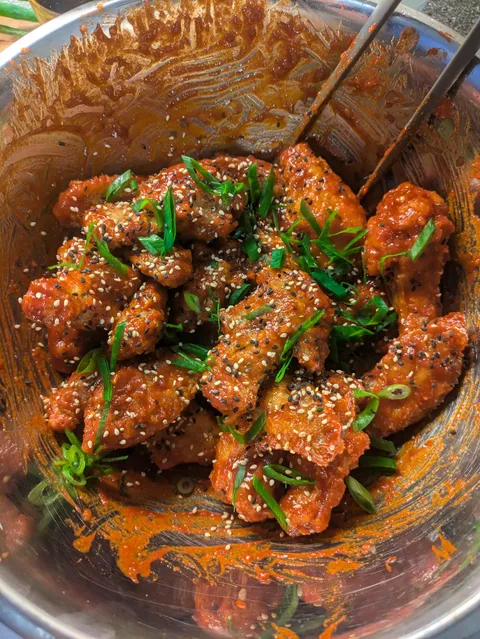[homemade] Korean fried chicken!