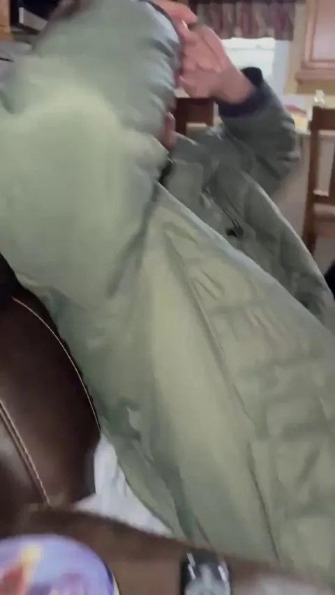 Husband loves his new slippers