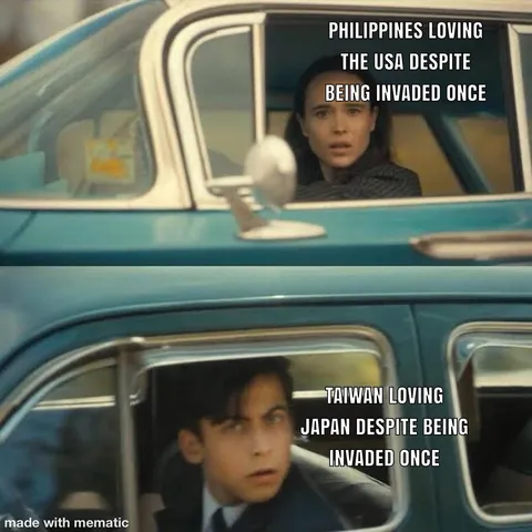 The former invaders must’ve done something nice that improved their relationship. 