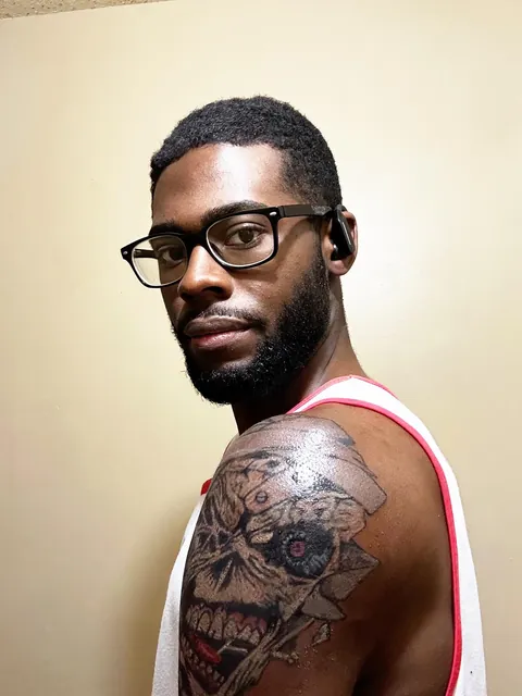 Iron Maiden: Powerslave album cover tattoo, left shoulder, Tim Smith, Albany ga,