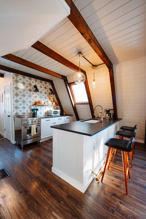 Cozy Aframe Kitchen
