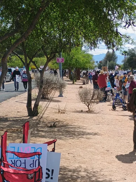 It's only 10am in Tucson and we already have tens of thousands. People are very angry.