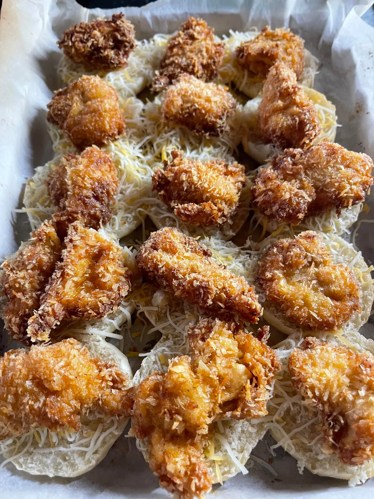 [Homemade] chicken sliders, for Halloween party