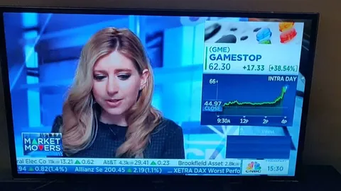 GME up 37% "I'm not sure I can take it again"