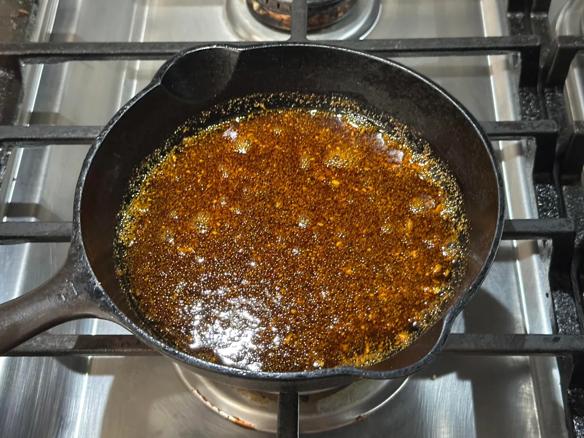 [homemade] nashville hot chicken salad sandwich. kinda.