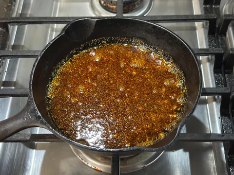 [homemade] nashville hot chicken salad sandwich. kinda.