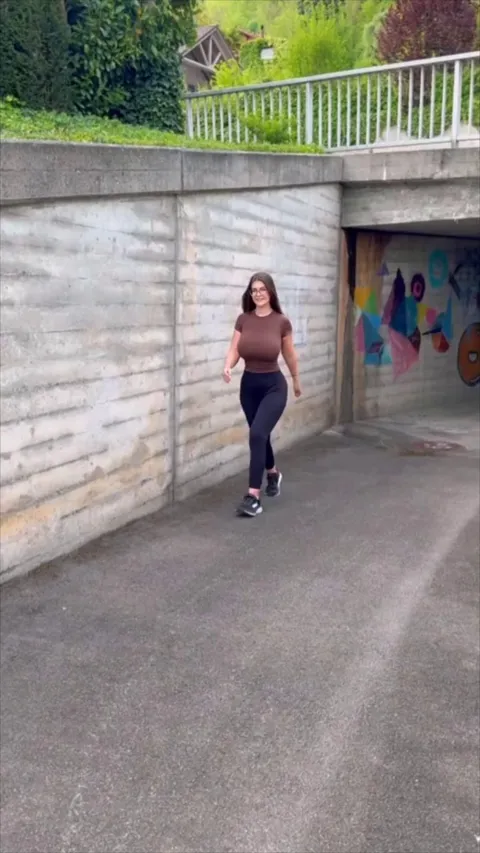 She turns a lot of heads when she goes for a walk