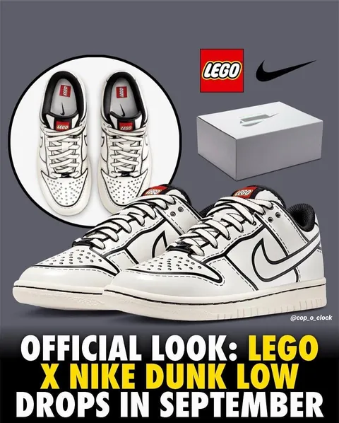Lego x Nike Dunk Low Official Look
