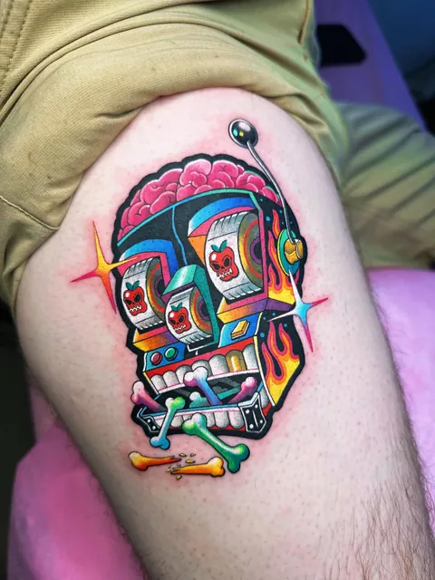 Skull Slot Machine by @mind_kkn in Bangkok, Thailand