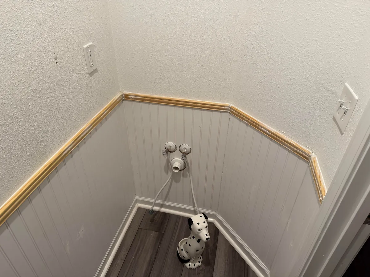 I’ve never done a real DIY project. This week I redid our half-bath. I’m really proud of it.