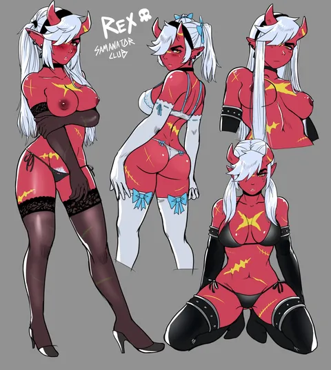 I hope you don't mind a demon girl with some battle scars.