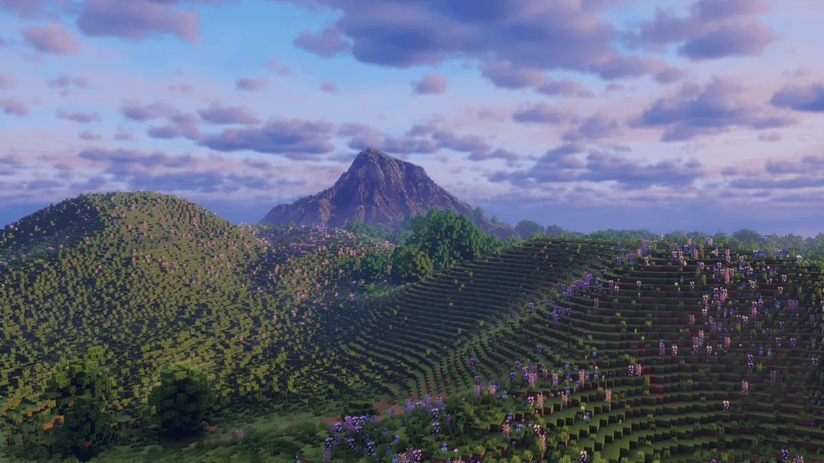 Textbook Map in Minecraft