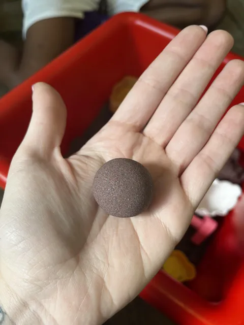 I made the most perfect kinetic sand ball known to man