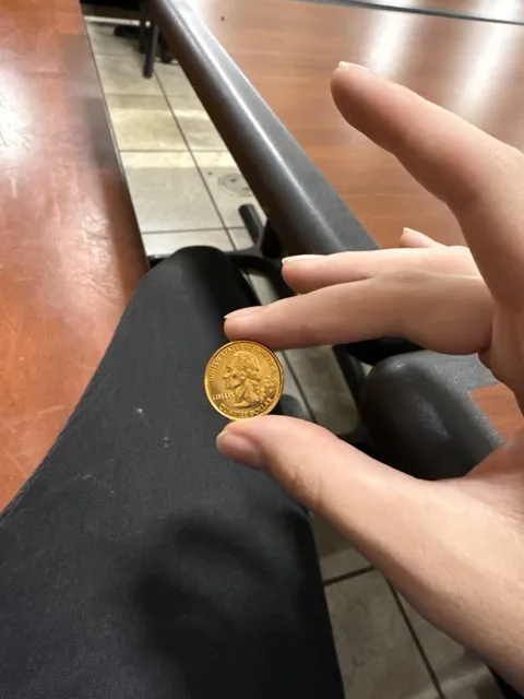 This gold quarter that I found at my job