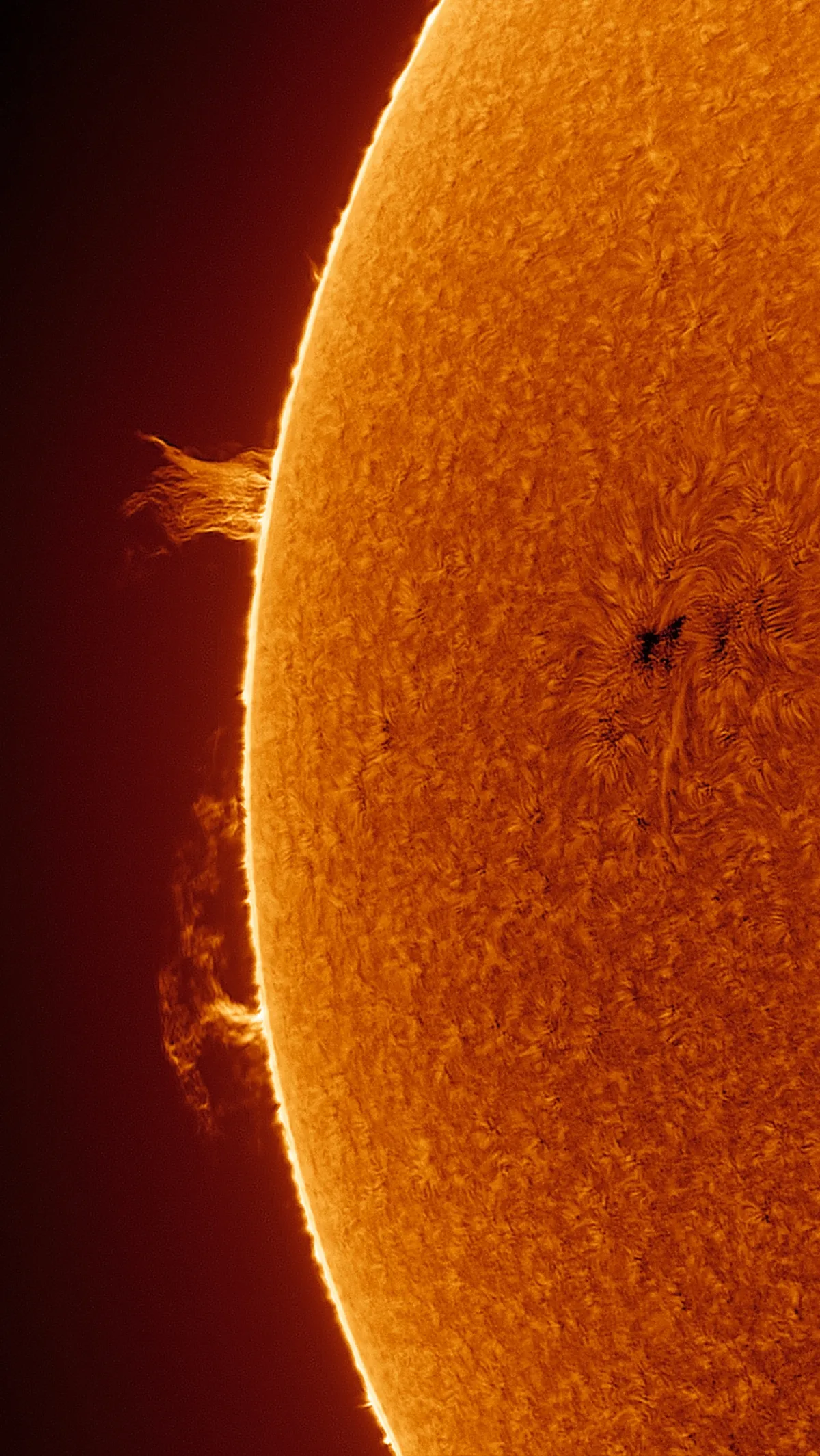 Solar prominences today