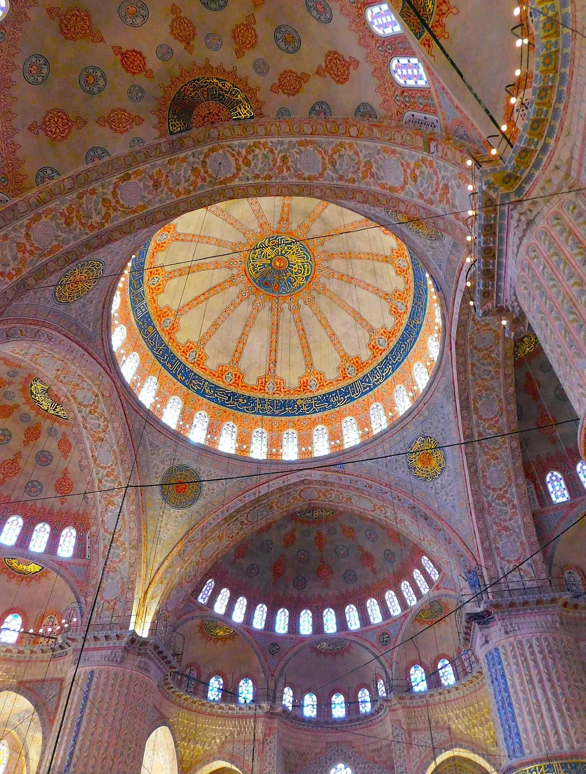 Blue Mosque in Istanbul, Turkey (17th cen.) [OC]