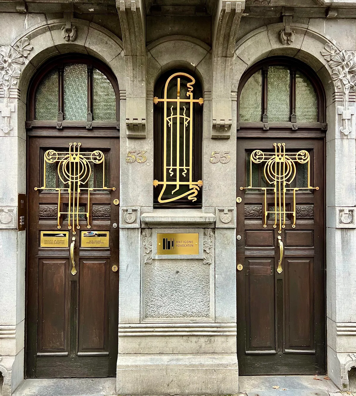 Art Nouveau architecture in Antwerp BE