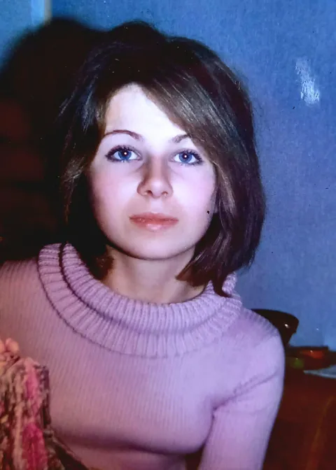 My mother at around 18 years old. Circa early 1970s.. 